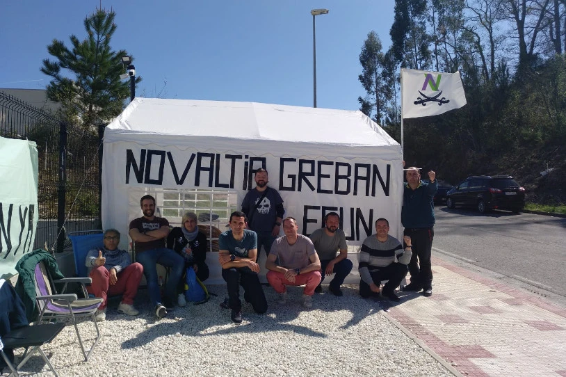 291 egun bete dituzte greban Novaltia farmazia-enpresako Zaratamoko langileek