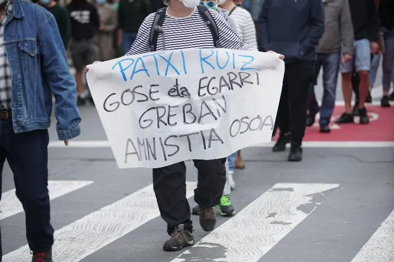 Patxi Ruiz preso politikoa, gose greban hamaseigarren egunez
