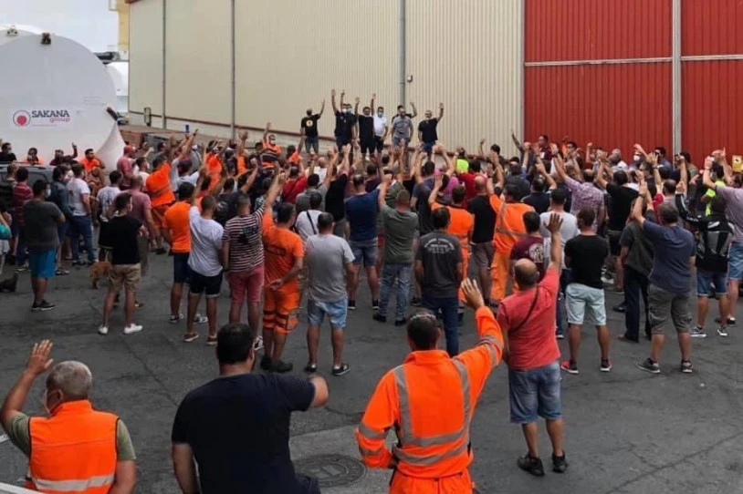 21 eguneko greba deitu dute Bilboko zamaketariek, aldi bateko langileen lan-baldintzen defentsan