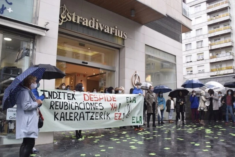 Inditexek gutxienez bederatzi langile kaleratu nahi ditu Irungo denda batetik