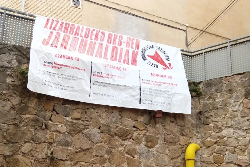 Jardunaldi politikoak antolatu ditu Lizarraldeko GKSk datozen asteetarako