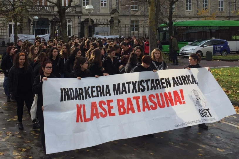 Hego Euskal Herriko unibertsitateetako emakume taldeek mobilizazioak egingo dituzte azaroaren 25ean