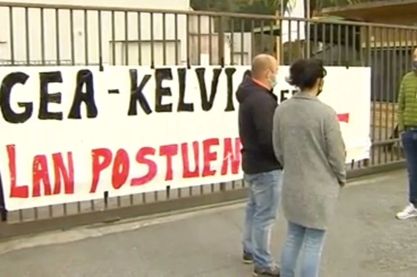 Kelvion Thermal Solutionseko langileek protestak abiatu dituzte Igorreko plantan