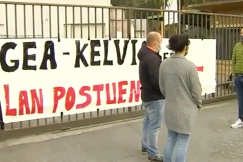 Kelvion Thermal Solutionseko langileek protestak abiatu dituzte Igorreko plantan