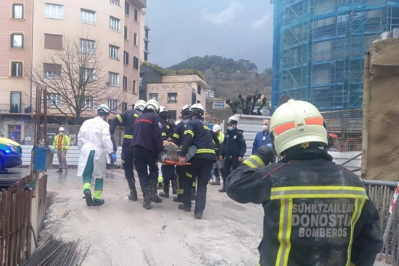 Langile bat zauritu da Donostiako metroa eraikitzeko lanetan