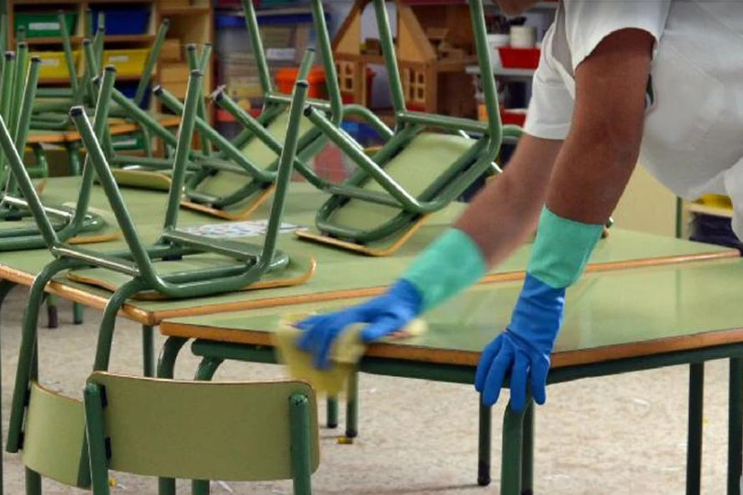 Larri dago Laudioko ikastetxe bateko langile bat, bihotzekoak eman ostean