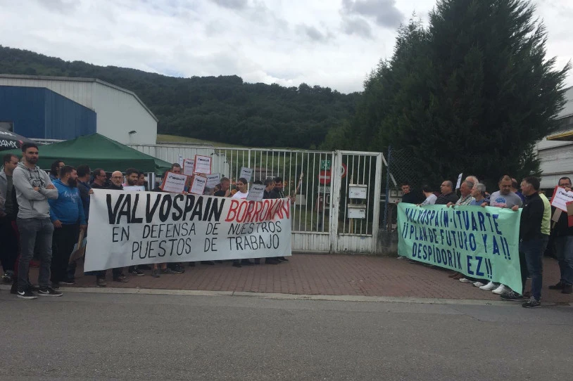 Langile guztiak kaleratuko dituzte Amurrioko Valvospain lantegian