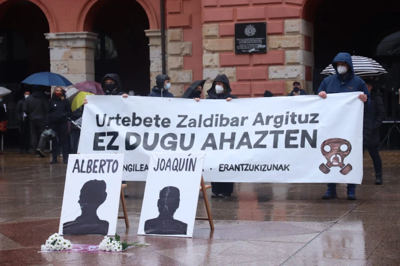 Urtebete igaro da Zaldibarko hondakindegian bi behargin harrapatuta geratu zirenetik