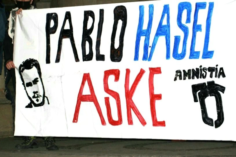 Mobilizazioak Euskal Herrian ere, Pablo Haselen espetxeratzea salatzeko