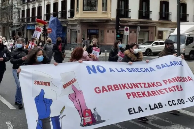 Gipuzkoako eraikinetako eta lokaletako garbitzaileek greba egingo dute martxoan
