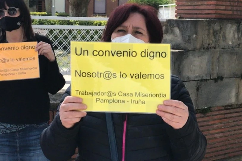 Iruñeko Misericordia adinekoen etxeko langileek greba egingo dute apirilaren 21ean