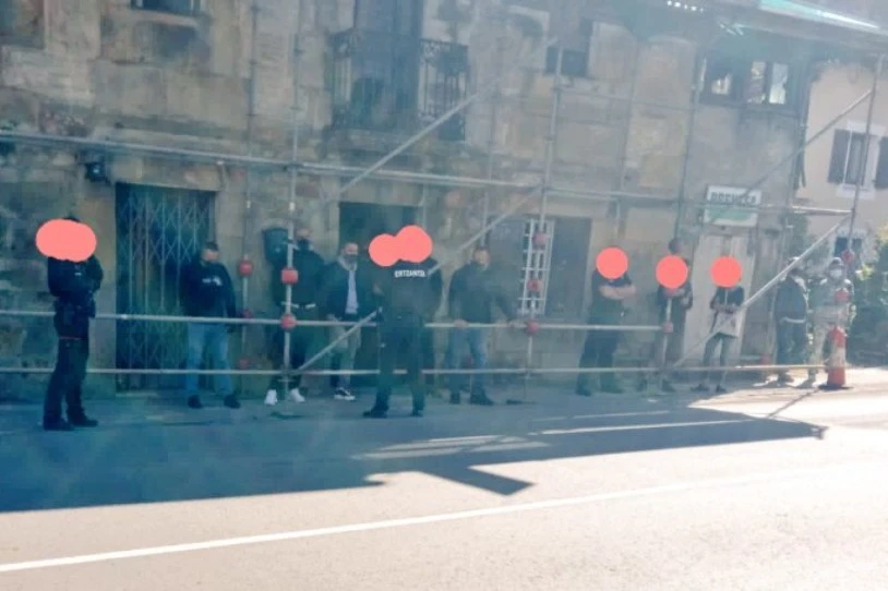 Desokupa enpresa faxistak etxegabetze bat gauzatu du gaur Abadiñon
