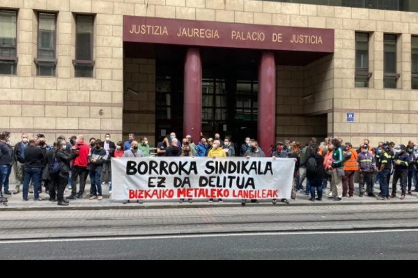 Greba egin zuten Bizkaiko metalgintzako bi langile zigortzea eskatu du Jaurlaritzak