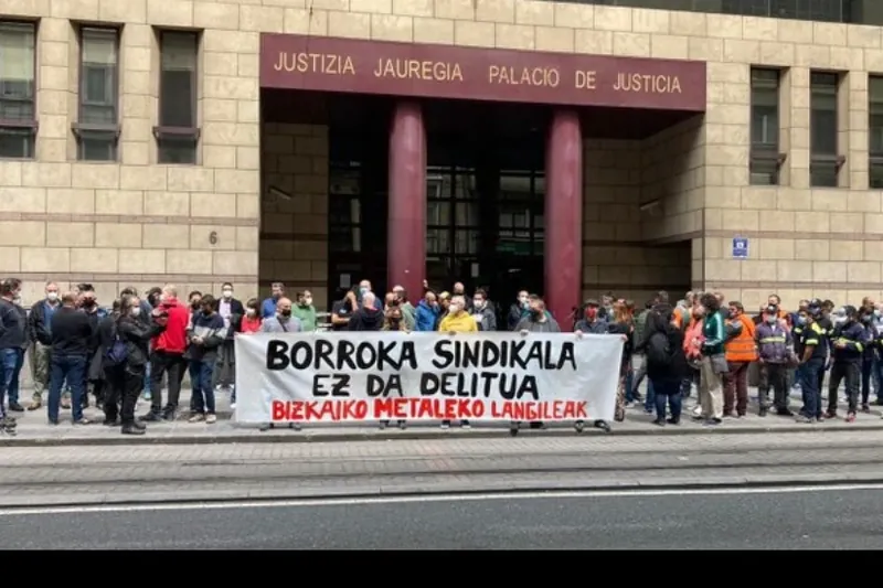 Greba egin zuten Bizkaiko metalgintzako bi langile zigortzea eskatu du Jaurlaritzak