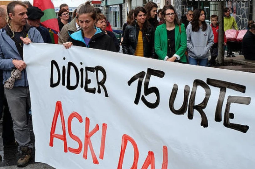 Didier Agerre euskal preso politikoa aske utzi dute