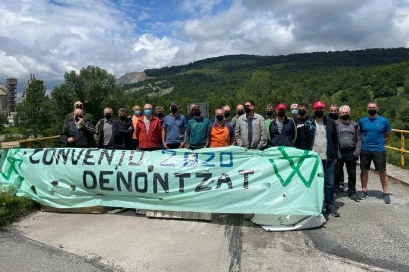 Portland Cementos enpresako langileek greba egingo dute hitzarmen berri baten alde