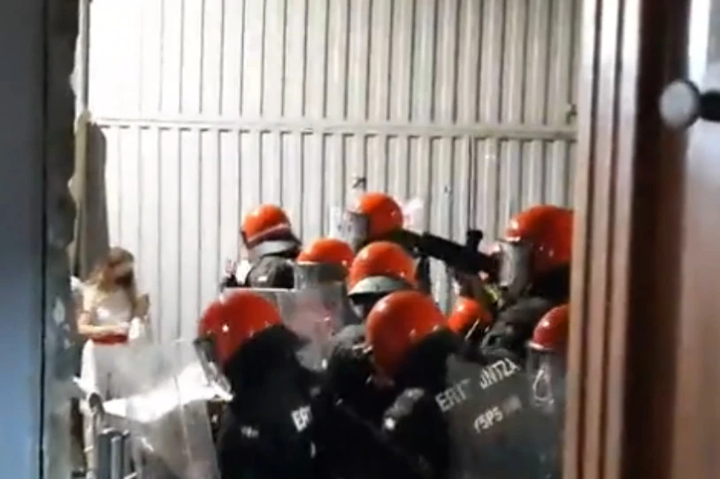 Plentzian bart izan den jazarpen poliziala salatzeko protestara deitu du Uribe Kostako GKSk