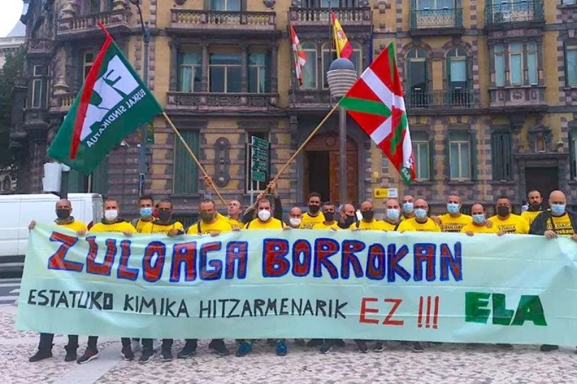 Vulcanizados Zuloagako langileek greba mugagabeari eusten diote