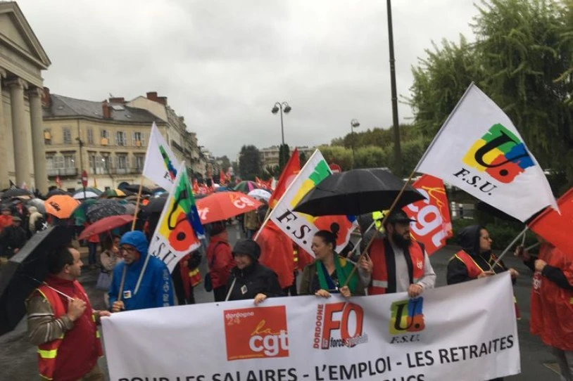 Baionako kaleak hartu dituzte milaka langilek, lan-baldintzen hobekuntza aldarrikatzeko