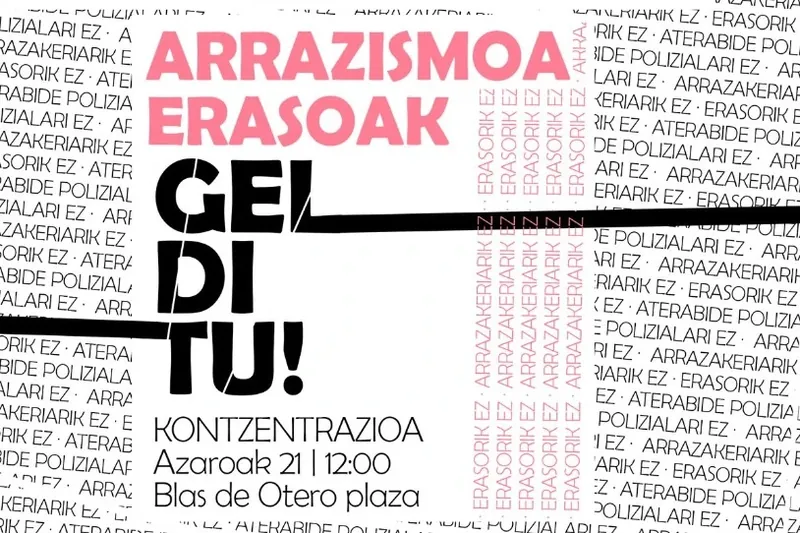 Donostiako Egia auzoan azkenaldian izan diren erasoak eta diskurtso arrazistak salatuko dituzte igandean