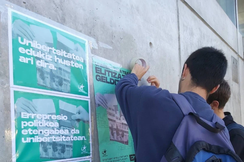 IAk hitzaldiak antolatu ditu hainbat campusetan, 'Unibertsitatearen elitizazioa gelditu!' kanpainaren harira