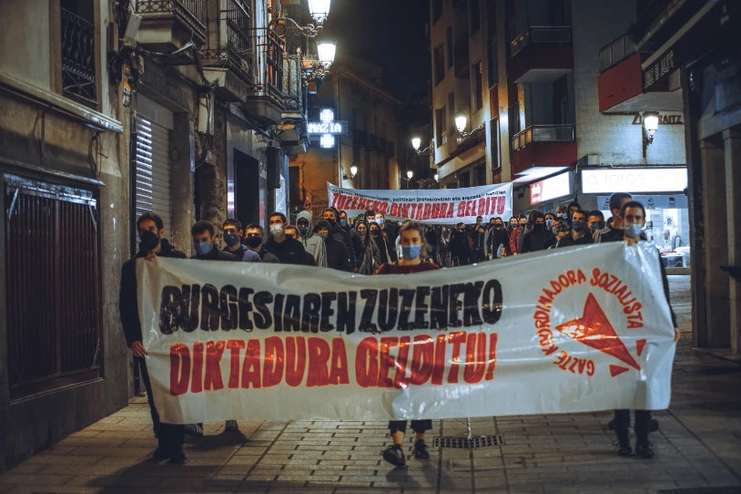 Covid ziurtagiriaren ezarpenaren harira, mobilizatzera deituko du GKSk
