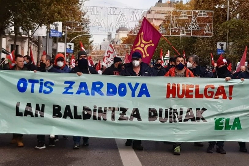 Zardoya Otiseko langileek abenduaren 27ra arte luzatuko dute greba
