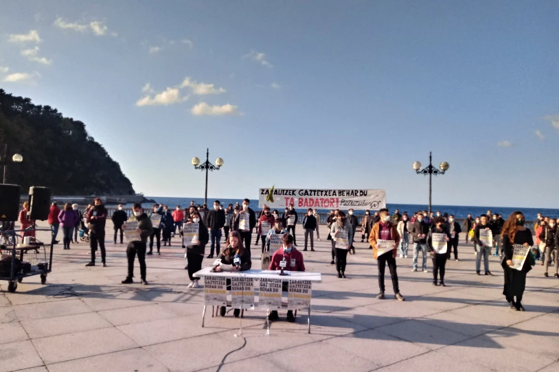 Espazio berri bat lortu dute Zarauzko Putzuzulo gaztetxeko kideek, Putzuzuloren eraisketaren atarian
