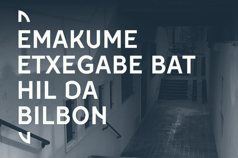 Emakume etxegabe bat hila Bilbon, Ensantxe plazan gaua igarotzen ari zela