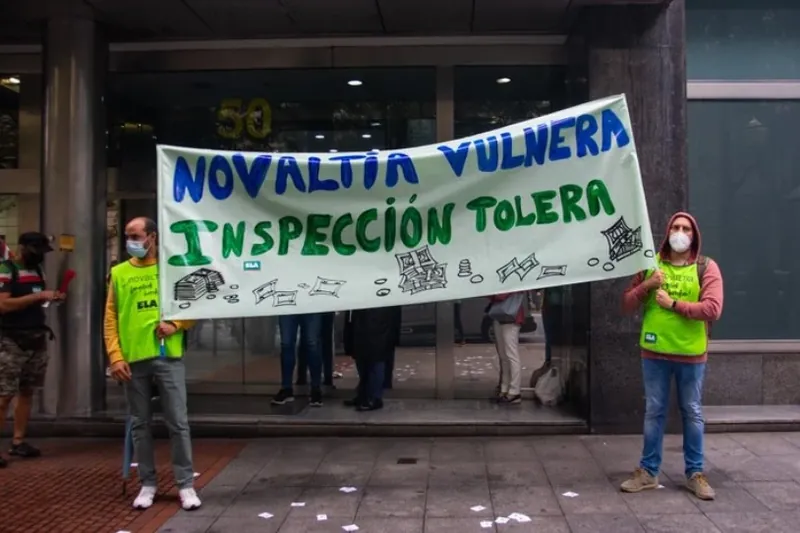 905. greba eguna beteko dute gaur Novaltiako langileek
