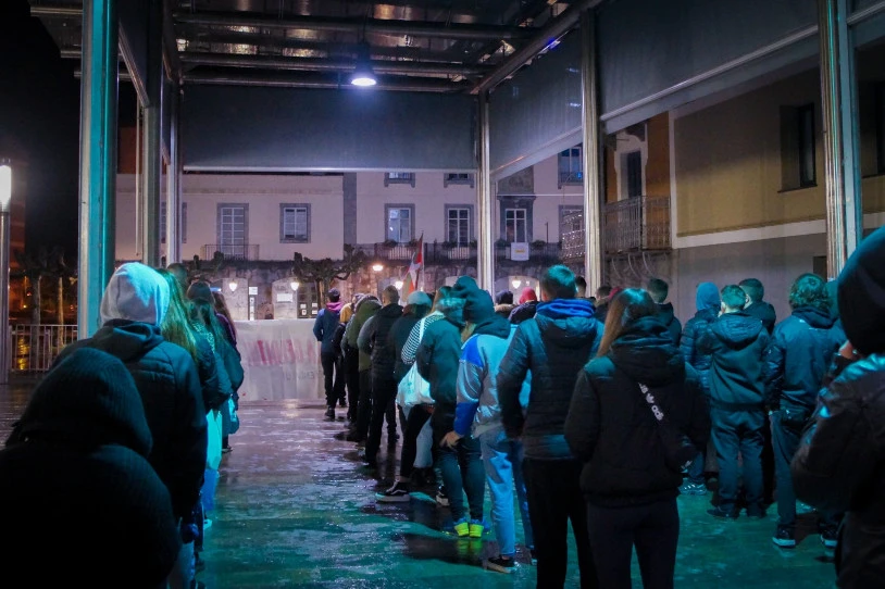 Jazarpen poliziala salatzeko protestara jo dute Villabonan, GKSk deituta