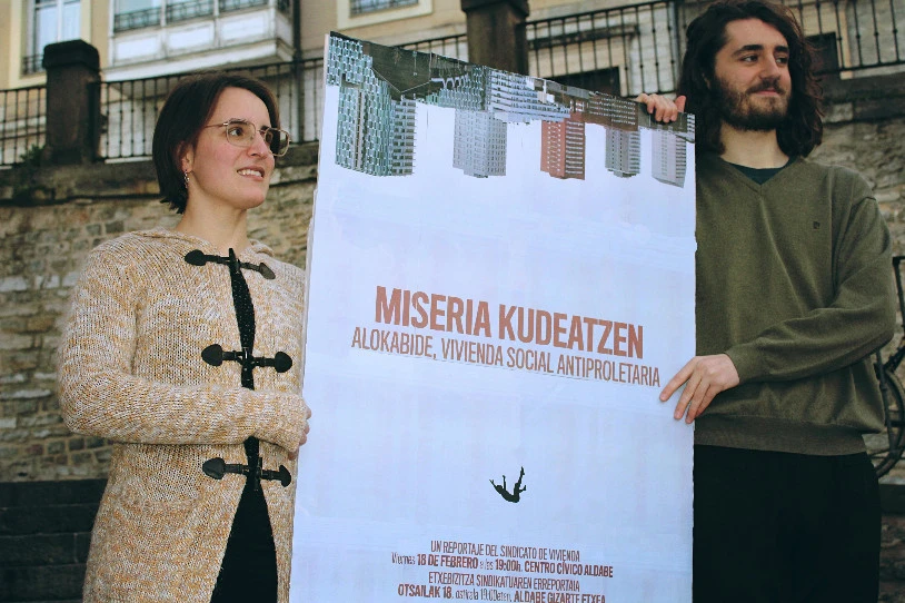 'Miseria kudeatzen: Alokabide vivienda social-antiproletaria' bideo-erreportajea sortu du Gasteizko Etxebizitza Sindikatuak