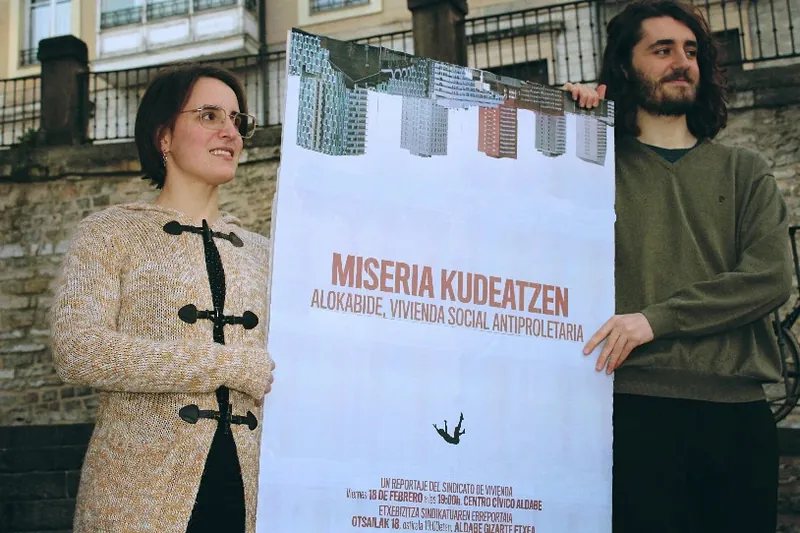 'Miseria kudeatzen: Alokabide vivienda social-antiproletaria' bideo-erreportajea sortu du Gasteizko Etxebizitza Sindikatuak