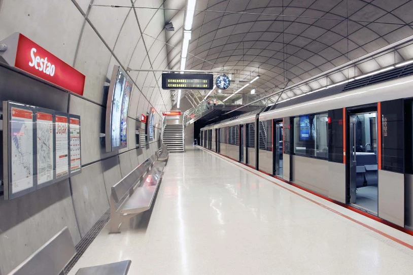 Sestaoko metro geltokian eraso dio emakume bati gizon batek, lanean ari zela