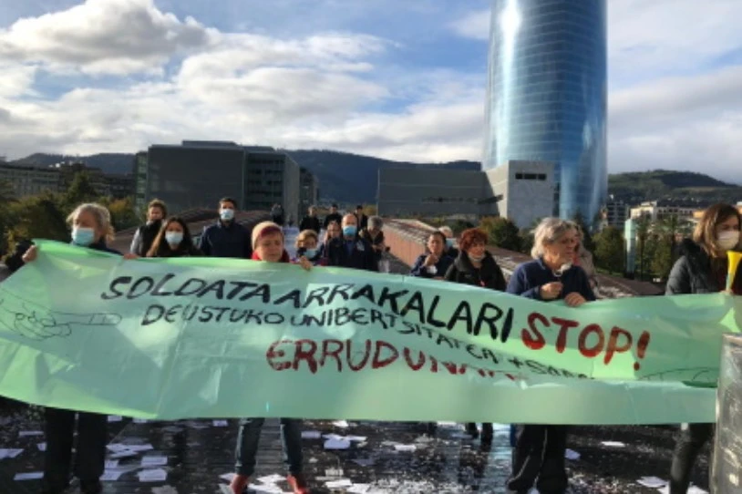 Lau eguneko greba hasiko dute bihar Deustoko Unibertsitateko garbitzaileek