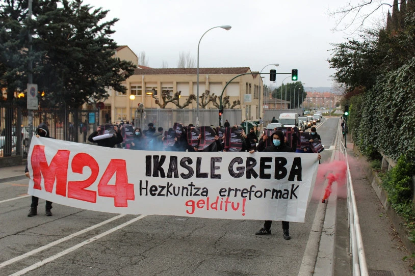 Ikasleak hezkuntza erreformen aurka aterako dira kalera bihar