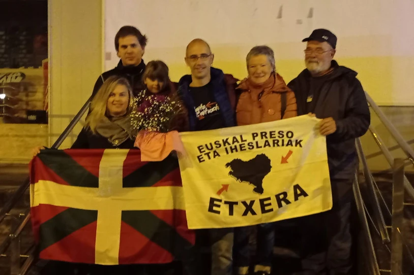 Aske geratu da Josu Ginea preso politikoa, 20 urteren ostean