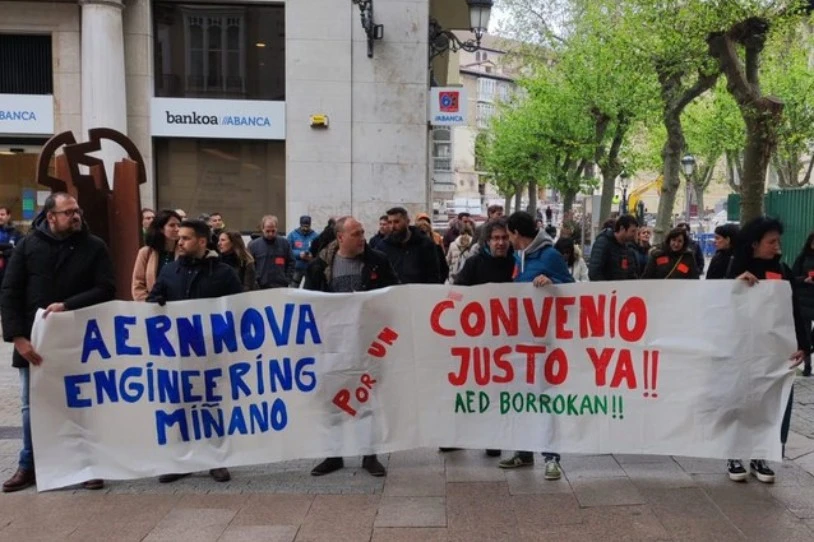 Greba berrartuko dute Aernnova Engineering enpresako beharginek