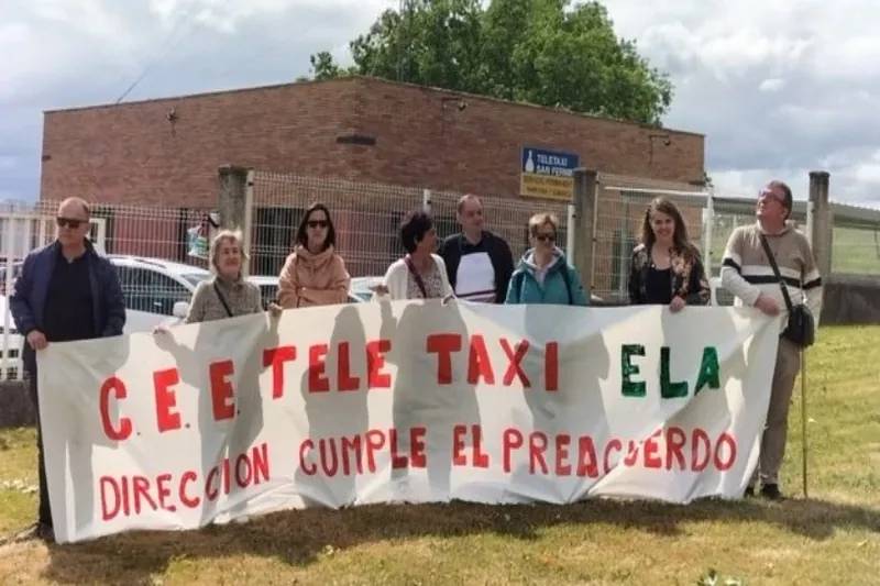Tele Taxi enpresako langileen greba deialdiak erabateko jarraipena izan du
