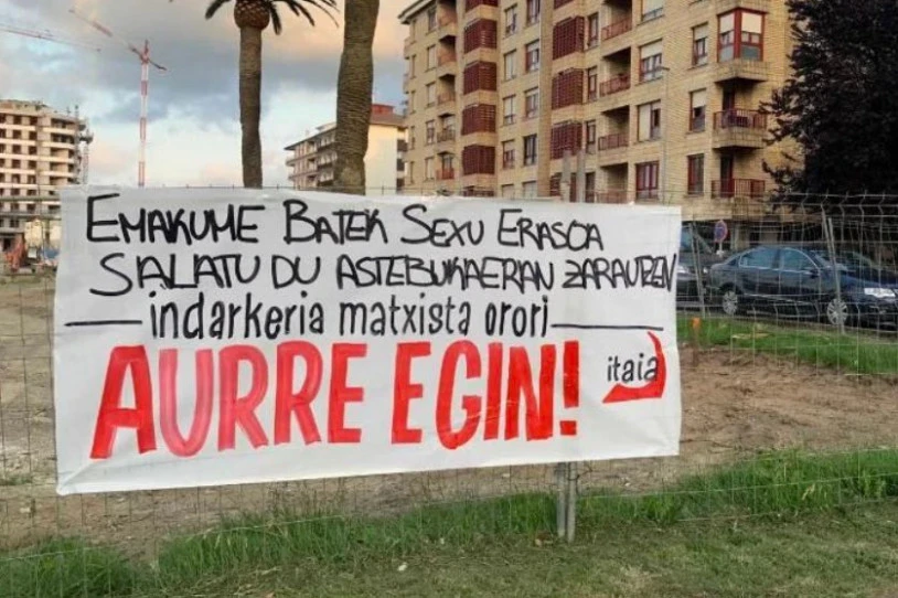 Bi eraso matxistaren berri eman dute Donostian eta Zarautzen