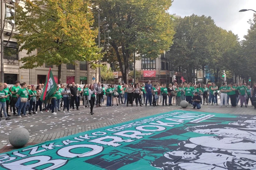 Bizkaiko egoitzetako langileek beste zazpi egunez egingo dute greba