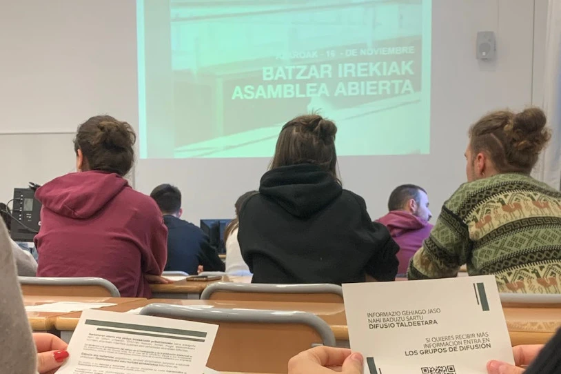 Lan-baldintzen berdintasunaren alde mobilizatzera deitu du UIBk hainbat campusetan