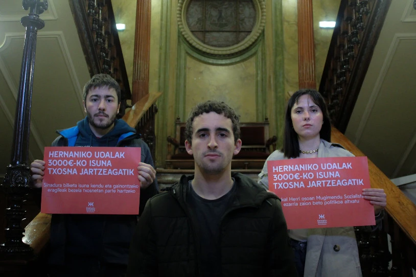 Hernanin 3.168 euroko isuna kentzeko exijitu dio Mugimendu Sozialistak EH Bilduri