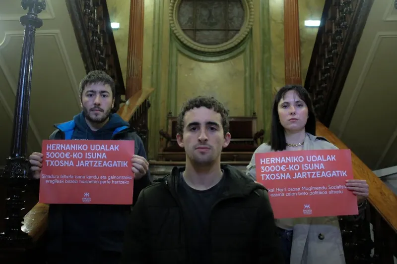 Hernanin 3.168 euroko isuna kentzeko exijitu dio Mugimendu Sozialistak EH Bilduri