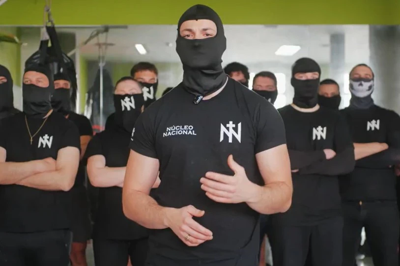 Nucleo Nacionaleko lau nazi larrialdietara, Santiagon izandako erantzun antifaxista dela-eta