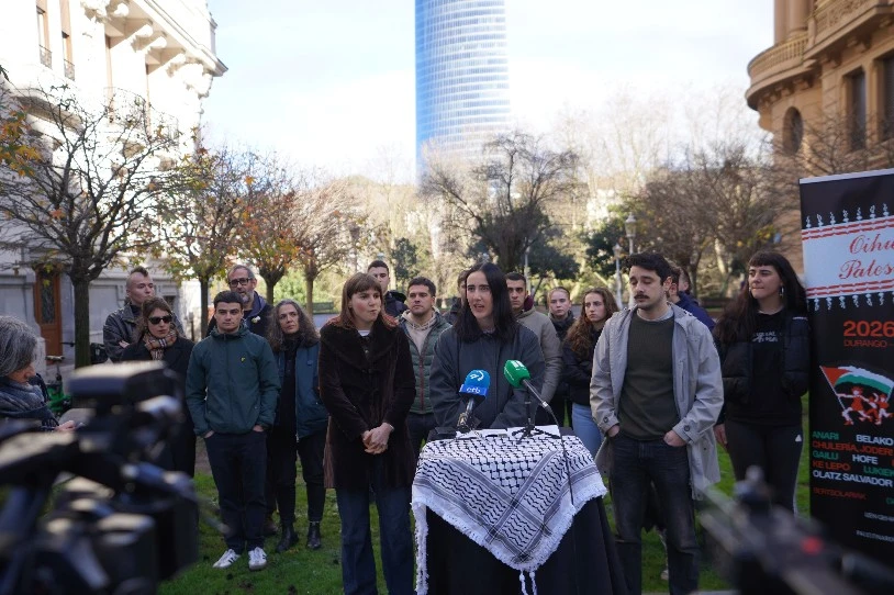Oihu Bat Palestinara jaialdia, martxoaren 21ean Durangon