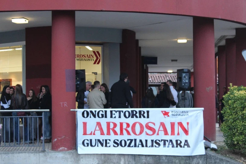Legazpin, Larrosain Gune Sozialista aurkeztu dute jendaurrean