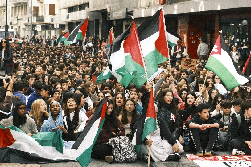 Gazako azken erasoak salatzeko, protestak egingo dituzte Palestinaren Aldeko Gazte Komiteek