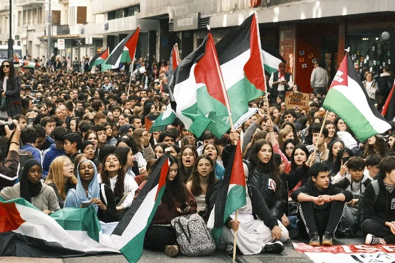 Gazako azken erasoak salatzeko, protestak egingo dituzte Palestinaren Aldeko Gazte Komiteek
