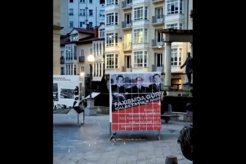 Ruiz de Alda falangista zuritzen duen erakusketa bat jarri du Arabako Diputazioak